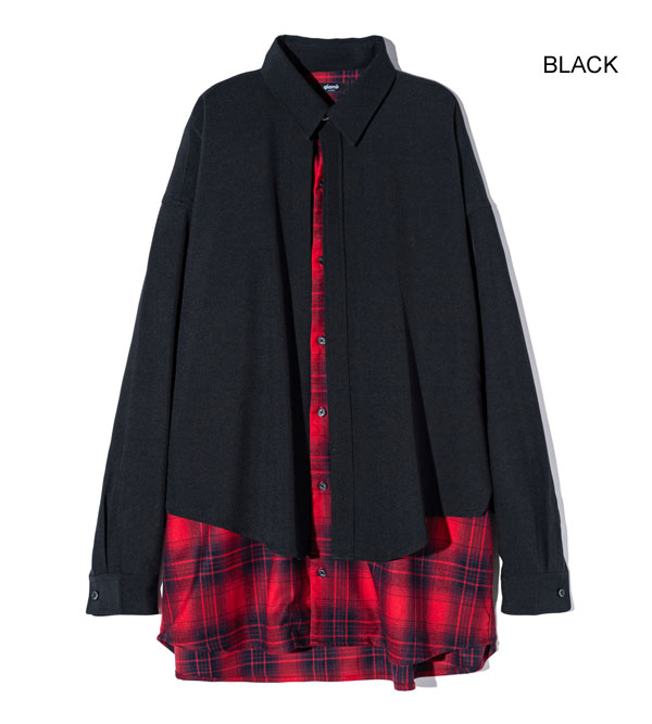 glamb グラム Double Layered Shirt ダブル レイヤードシャツ 送料無料 atftpsの通販は glamb グラム Double Layered Shirt ダブル レイヤードシャツ 送料無料 atftpsの通販は