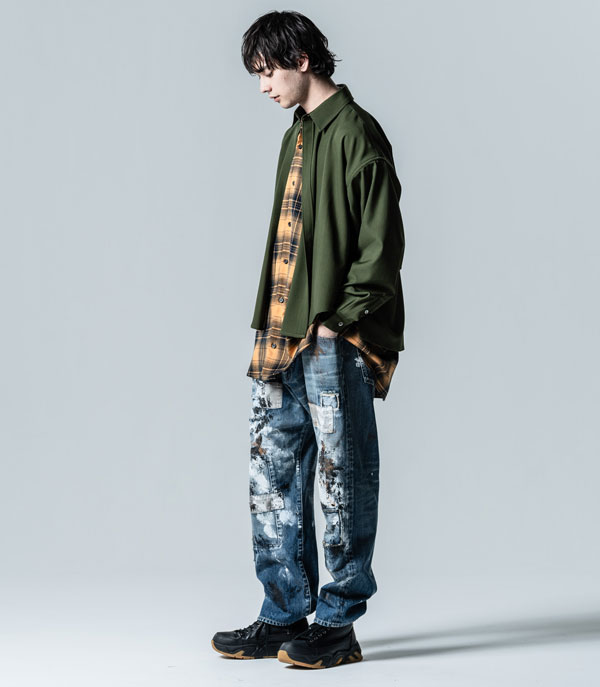 glamb グラム Double Layered Shirt ダブル レイヤードシャツ 送料無料 atftpsの通販は glamb グラム Double Layered Shirt ダブル レイヤードシャツ 送料無料 atftpsの通販は