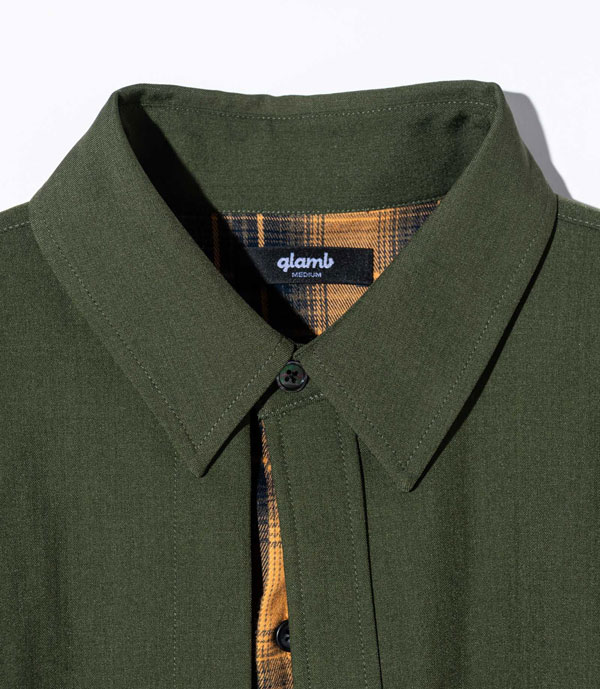 glamb グラム Double Layered Shirt ダブル レイヤードシャツ 送料無料 atftpsの通販は glamb グラム Double Layered Shirt ダブル レイヤードシャツ 送料無料 atftpsの通販は