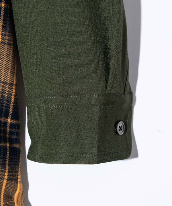 glamb グラム Double Layered Shirt ダブル レイヤードシャツ 送料無料 atftpsの通販は glamb グラム Double Layered Shirt ダブル レイヤードシャツ 送料無料 atftpsの通販は