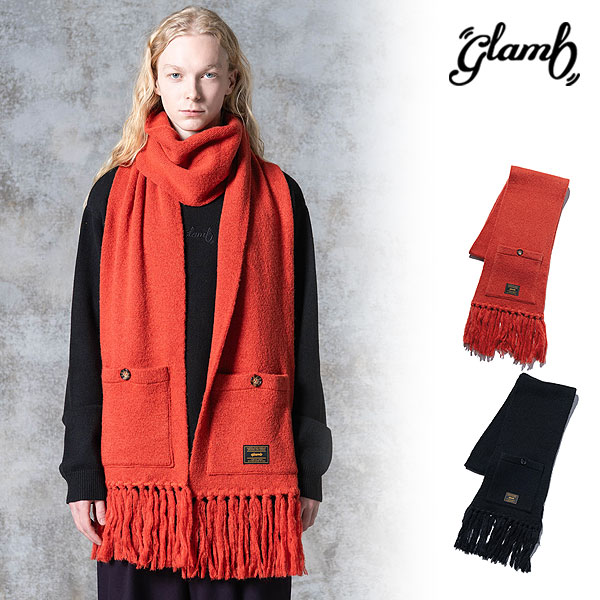 2025 秋 先行予約 10月下旬〜11月上旬入荷予定 glamb グラム Pocket Muffler マフラー 送料無料 キャンセル不可 atfacc