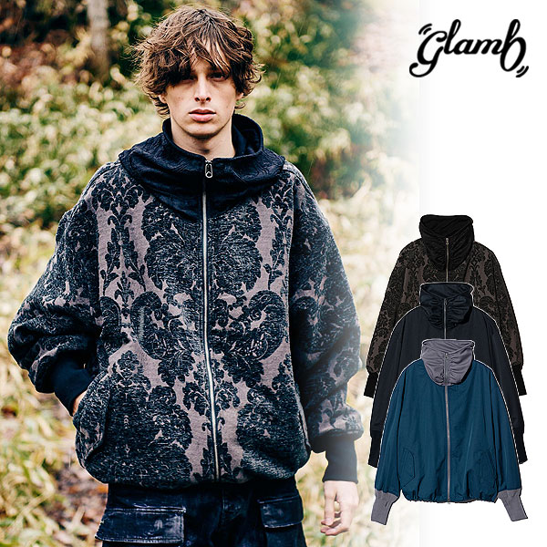 2025 秋 先行予約 9月下旬〜10月上旬入荷予定 glamb グラム Drape High Neck Jacket ジャケット 送料無料 キャンセル不可 atfjkt