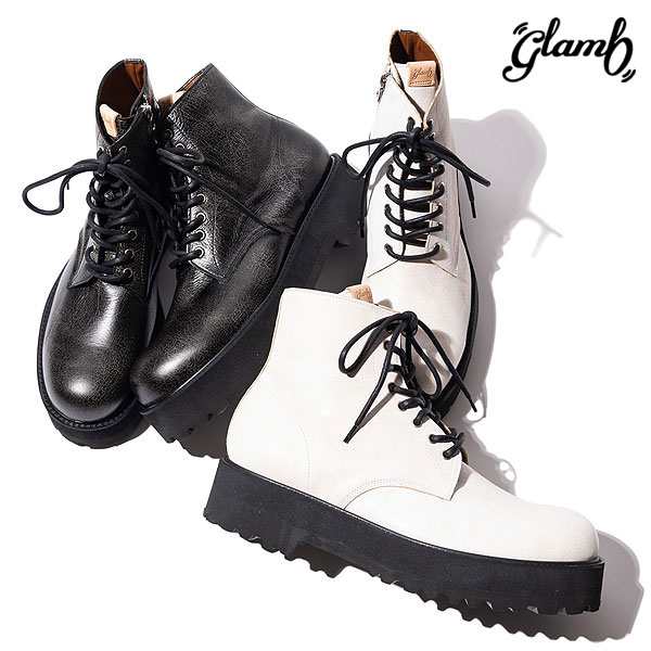 2024 冬 先行予約 12月下旬〜1月上旬入荷予定 glamb グラム Crack Side Zip Boots ブーツ atfacc