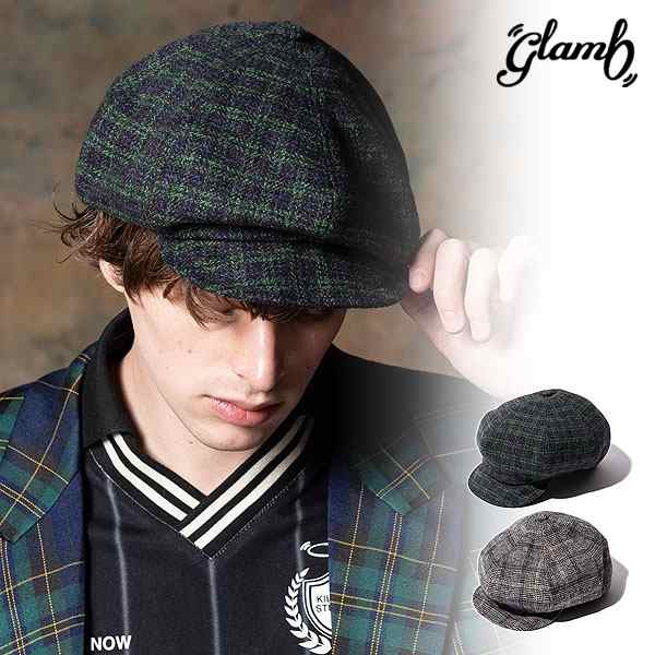 2024 冬 先行予約 11月下旬〜12月上旬入荷予定 glamb グラム Compact Brim Tweed Casquette atfcap