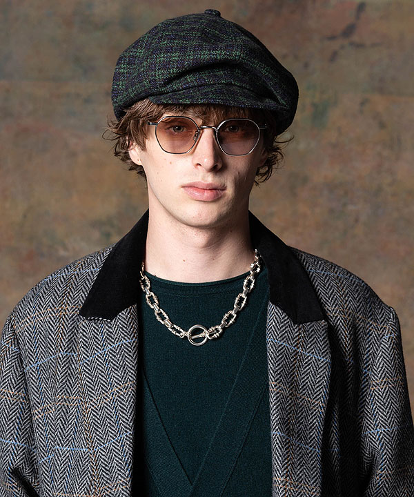 30％OFF SALE セール glamb グラム Compact Brim Tweed Casquette atfcap_1