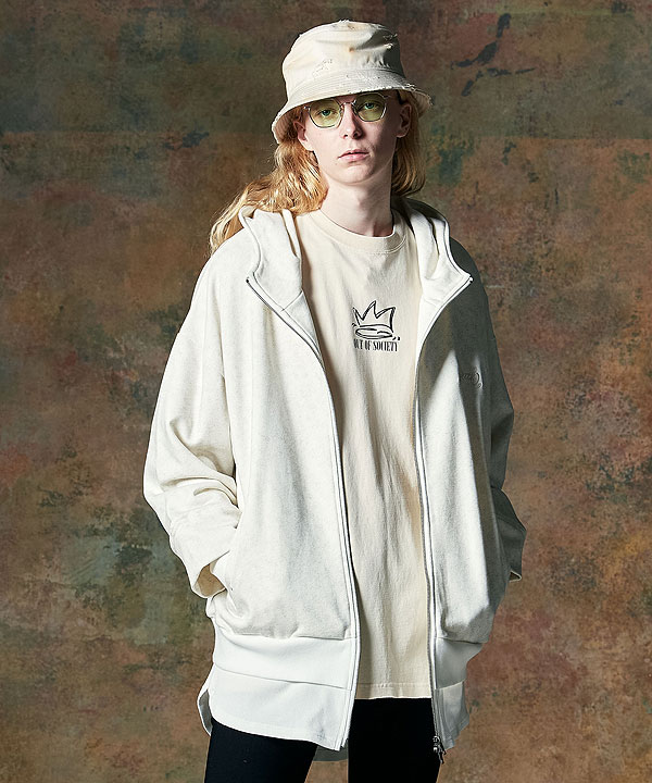 20％OFF SALE セール glamb グラム Layered Creed Hoodie パーカー atftps_2