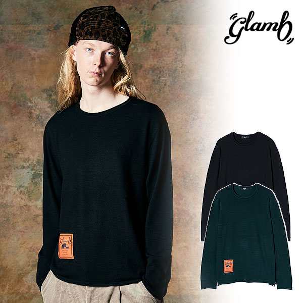 2024 冬 先行予約 12月上旬〜中旬入荷予定 glamb グラム Knit Long Sleeves T-Shirts ニットロングスリーブＴシャツ atftps