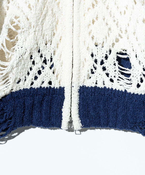 glamb グラム Openwork Knit MA-1 ジャケット atfjkt