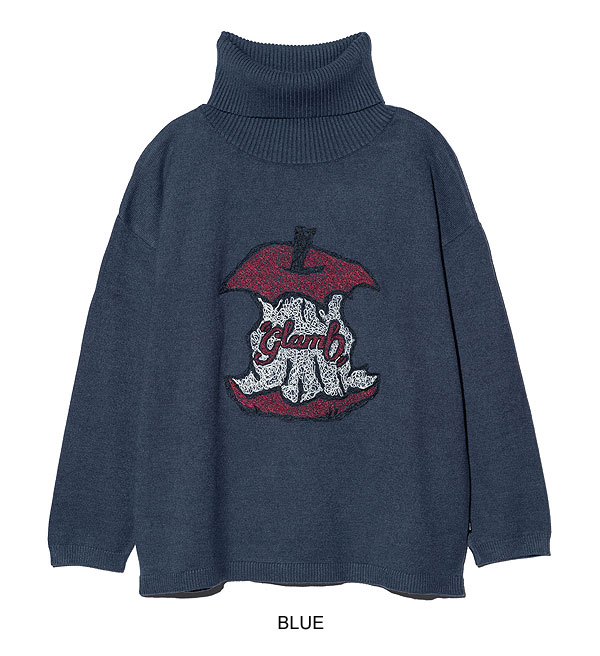 glamb グラム Eaten Apple Turtle Neck Knit ニット 送料無料 atftps_11