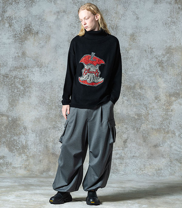 glamb グラム Eaten Apple Turtle Neck Knit ニット 送料無料 atftps_3