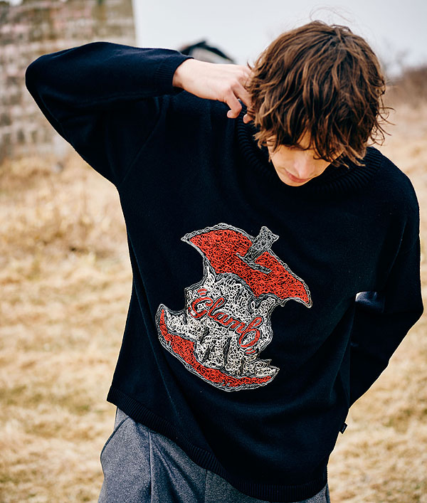 glamb グラム Eaten Apple Turtle Neck Knit ニット 送料無料 atftps_6