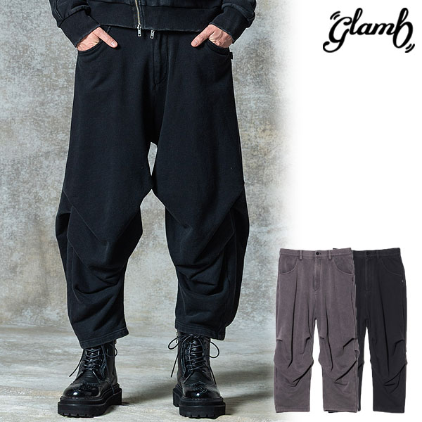 2025 秋 先行予約 9月下旬〜10月上旬入荷予定 glamb グラム Distorted Tuck Pants パンツ 送料無料 キャンセル不可 atfpts