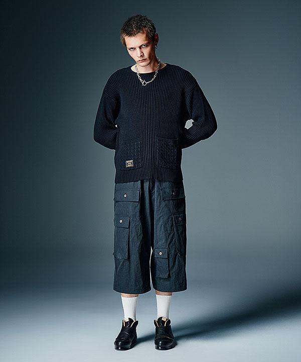 2026 秋 先行予約 8月下旬〜9月上旬入荷予定 glamb グラム Additional Pocket Rib Knit ニット 送料無料 キャンセル不可 atftps_6