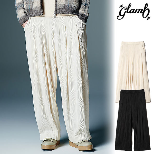2026 秋 先行予約 8月上旬〜中旬入荷予定 glamb グラム Willow Crepe Pants パンツ ウィロークレープパンツ キャンセル不可 atfpts