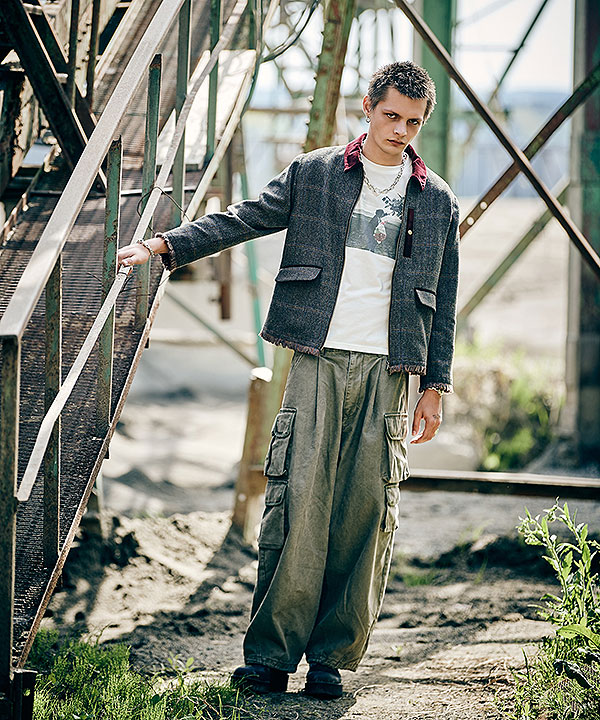 2026 秋 先行予約 10月下旬〜11月上旬入荷予定 glamb グラム Fade Asymmetry Cargo Pants パンツ 送料無料 キャンセル不可 atfpts_9