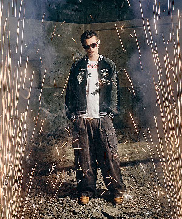 2026 秋 先行予約 10月下旬〜11月上旬入荷予定 glamb グラム Fade Asymmetry Cargo Pants パンツ 送料無料 キャンセル不可 atfpts_10