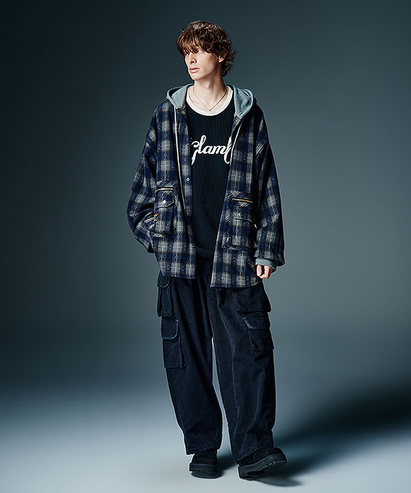 2026 秋 先行予約 10月下旬〜11月上旬入荷予定 glamb グラム Fade Asymmetry Cargo Pants パンツ 送料無料 キャンセル不可 atfpts_7