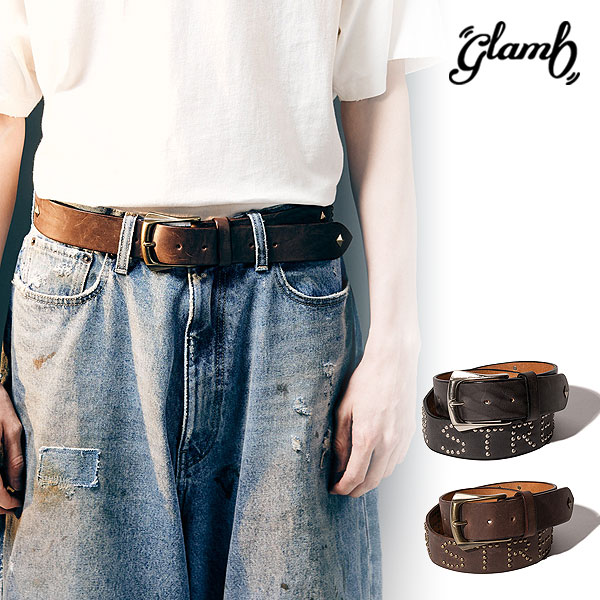 2025 冬 先行予約 11月下旬〜12月上旬入荷予定 glamb グラム Killer Street Studs Belt ベルト 送料無料 キャンセル不可 atfacc