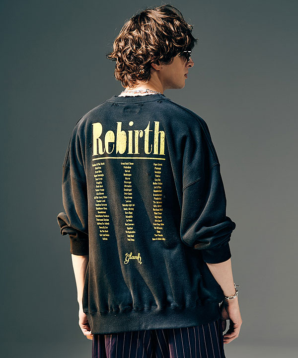 glamb グラム Rebirth Damage Sweat スウェット 送料無料 atftps_10