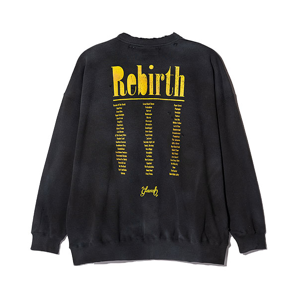 glamb グラム Rebirth Damage Sweat スウェット 送料無料 atftps_17