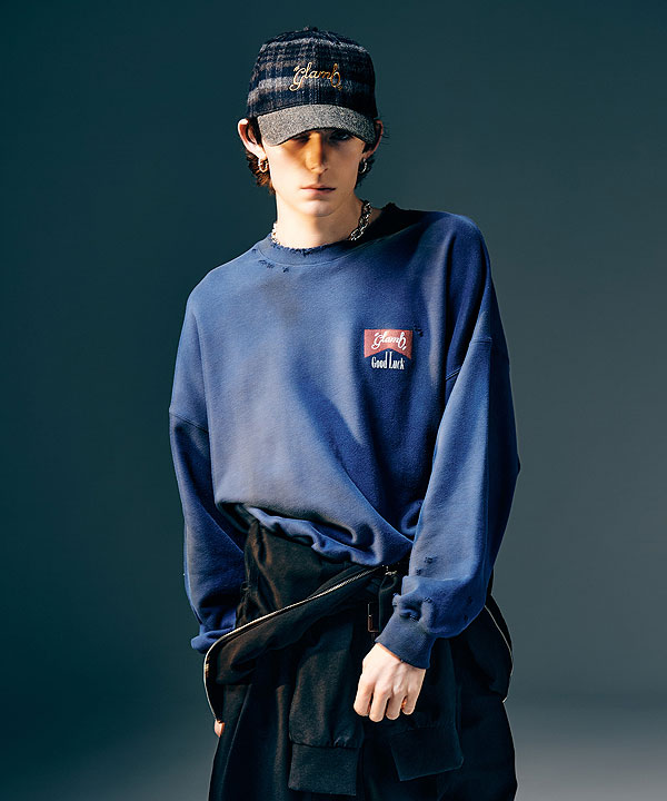glamb グラム Rebirth Damage Sweat スウェット 送料無料 atftps_1