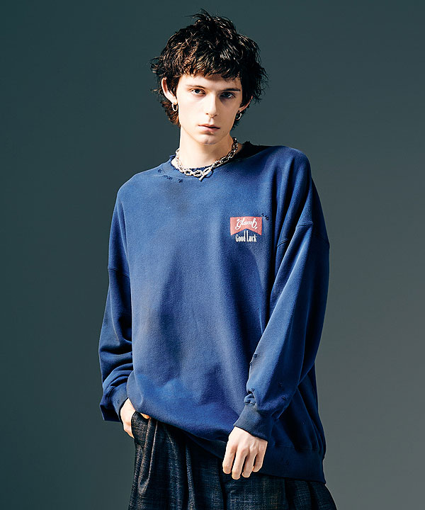 glamb グラム Rebirth Damage Sweat スウェット 送料無料 atftps_6