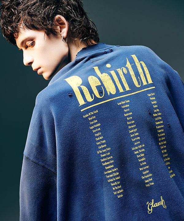 glamb グラム Rebirth Damage Sweat スウェット 送料無料 atftps_8