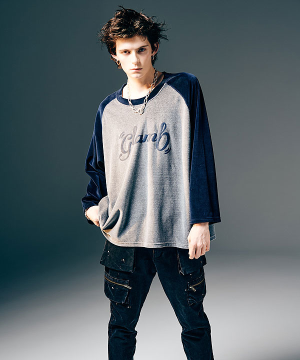 glamb グラム Spin Logo Velour Sweat スウェット 送料無料 atftps_9