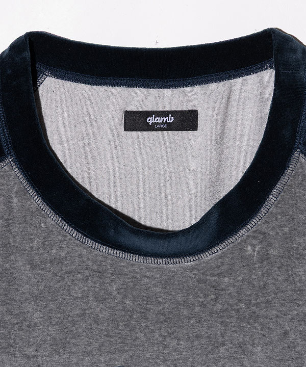 glamb グラム Spin Logo Velour Sweat スウェット 送料無料 atftps_10