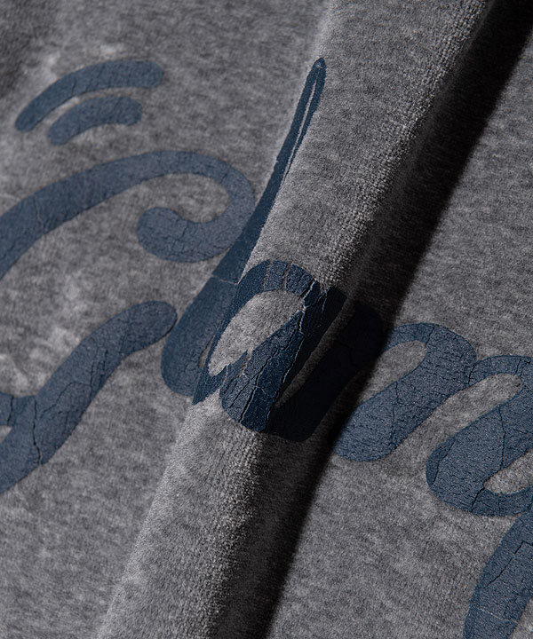 glamb グラム Spin Logo Velour Sweat スウェット 送料無料 atftps_12