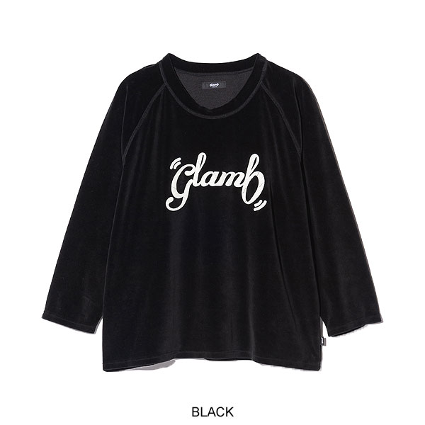 glamb グラム Spin Logo Velour Sweat スウェット 送料無料 atftps_14