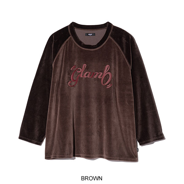 glamb グラム Spin Logo Velour Sweat スウェット 送料無料 atftps_16