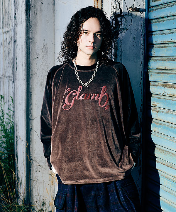 glamb グラム Spin Logo Velour Sweat スウェット 送料無料 atftps_2