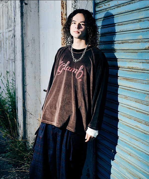 glamb グラム Spin Logo Velour Sweat スウェット 送料無料 atftps_3