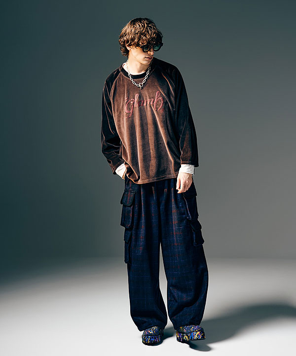 glamb グラム Spin Logo Velour Sweat スウェット 送料無料 atftps_6