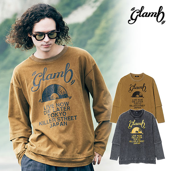 2025 冬 先行予約 11月下旬〜12月上旬入荷予定 glamb グラム Layered Acid Cutsew Tシャツ 送料無料 キャンセル不可 atftps