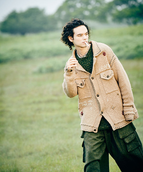 2025 冬 先行予約 12月下旬〜1月上旬入荷予定 glamb グラム Beadswork Knit Jacket ジャケット 送料無料 キャンセル不可 atfjkt_10