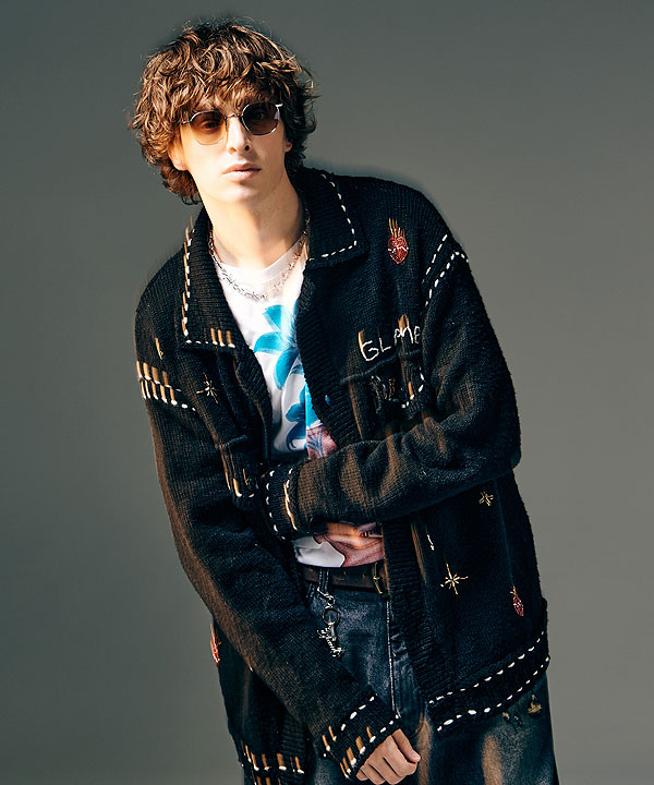 2025 冬 先行予約 12月下旬〜1月上旬入荷予定 glamb グラム Beadswork Knit Jacket ジャケット 送料無料 キャンセル不可 atfjkt_2