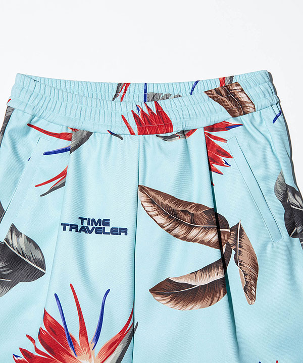 ワイドパンツ メンズ 麻パンツ サルエルパンツ おしゃれ リネン 綿 花