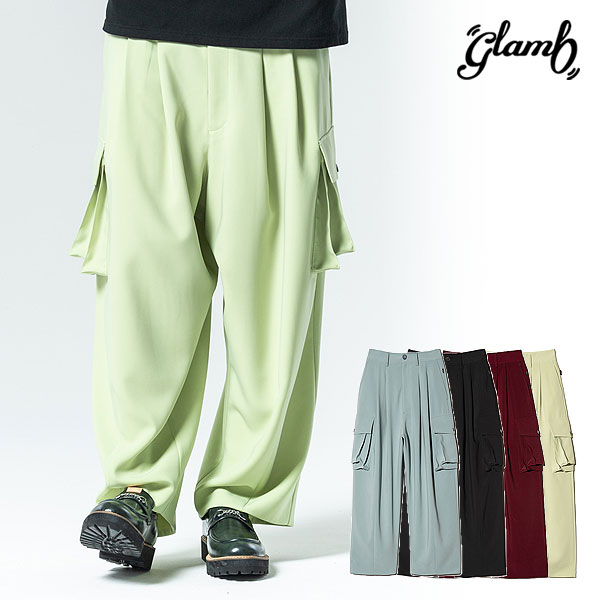 glamb グラム Color Cargo Slacks カラーカーゴスラックス パンツ 送料無料 atfpts