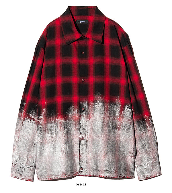 glamb グラム Glitter Check Shirt グリッターチェックシャツ atftps_15