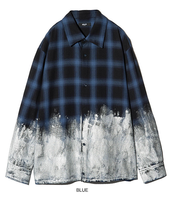 glamb グラム Glitter Check Shirt グリッターチェックシャツ atftps_16