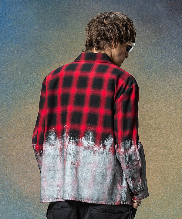 glamb グラム Glitter Check Shirt グリッターチェックシャツ atftps_2