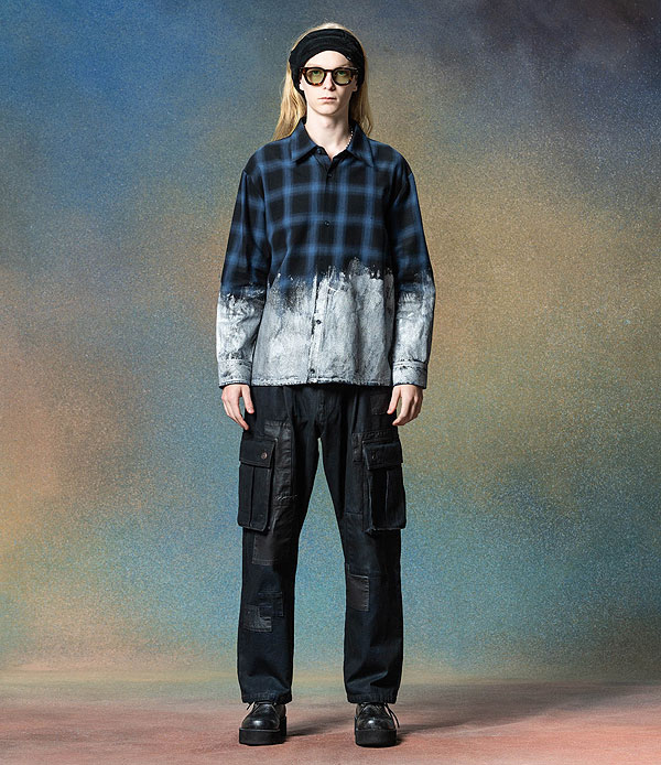 glamb グラム Glitter Check Shirt グリッターチェックシャツ atftps_5