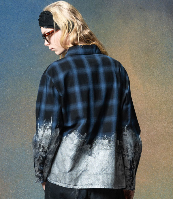 glamb グラム Glitter Check Shirt グリッターチェックシャツ atftps_6
