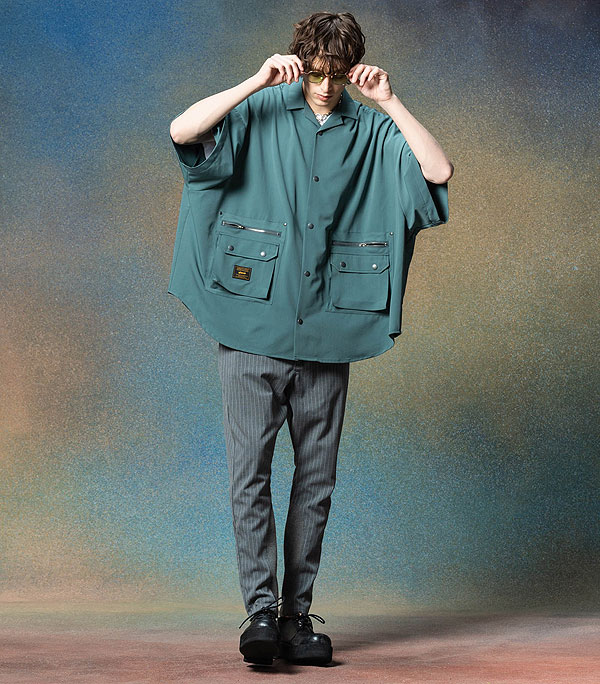 glamb グラム 4XL Suit Fabric Shirt 4エックスエルスーツ