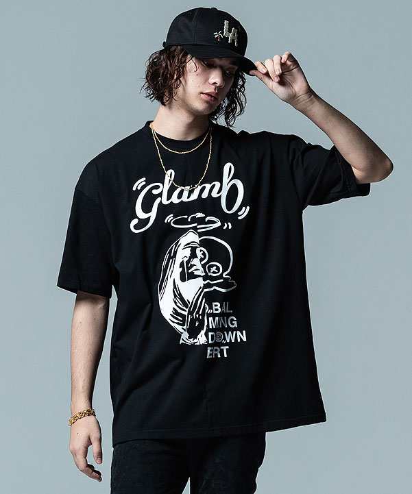 glamb グラム Spin Logo Remake T Tシャツ 送料無料 atftpsの通販はau