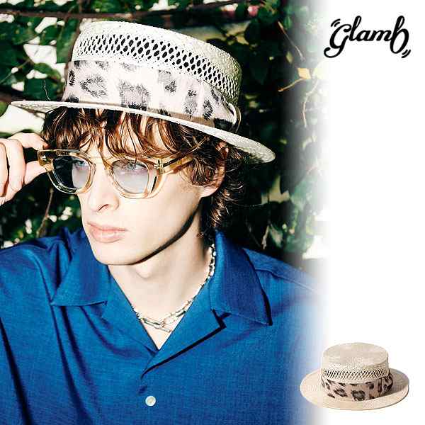 2025 夏 先行予約 7月上旬〜中旬入荷予定 glamb グラム Openwork Boater Hat オープンワークボーターハット ハット atfcapの通販は
