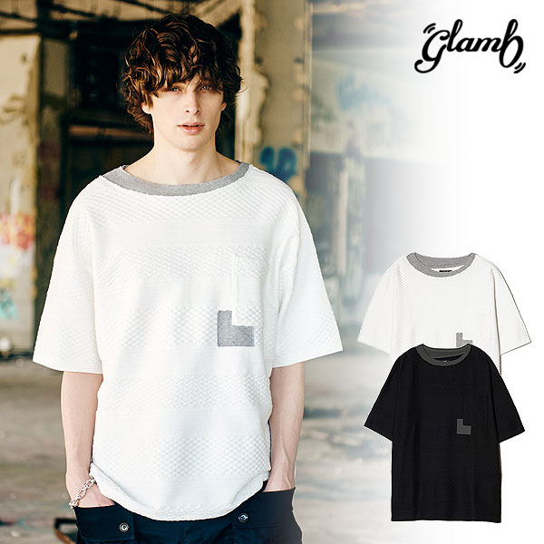 glamb グラム Boat Neck Layered T-Shirt ボートネックレイヤードTシャツ atftps