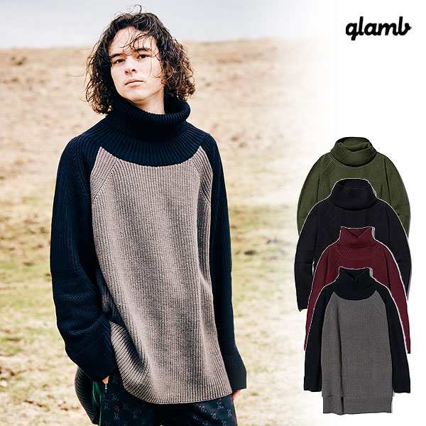 2024 秋 先行予約 10月上旬〜中旬入荷予定 glamb グラム Sulman Turtle Neck Knit サルマンタートルネックニット ニット 送料無料 atftps